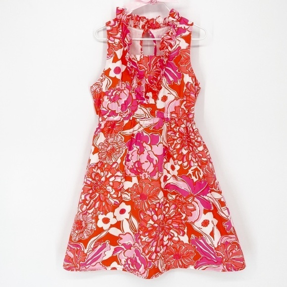 Lilly Pulitzer Floral Dress Size 8 Sleeveless - Picture 1 of 9